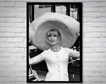 Brigitte Bardot Vintage Photograph - Classic Hollywood Movie Poster