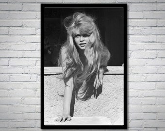 Brigitte Bardot Vintage Photograph - Classic Hollywood Movie Poster