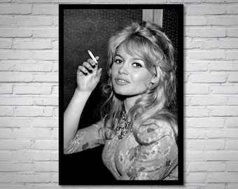 Brigitte Bardot Vintage Photo Print - Classic Hollywood Movie Poster
