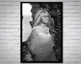 Brigitte Bardot Vintage Photo Print - Classic Hollywood Movie Poster