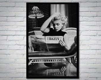 Marilyn Monroe vintage photograph - retro wall art - Marilyn Monroe photo print - Old Hollywood posters - Housewarming gift ideas