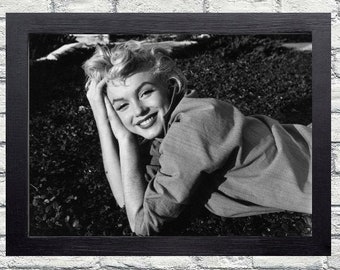 Photographie vintage de Marilyn Monroe - art mural rétro - impression photo Marilyn Monroe - vieilles affiches hollywoodiennes - idées cadeaux de pendaison de crémaillère