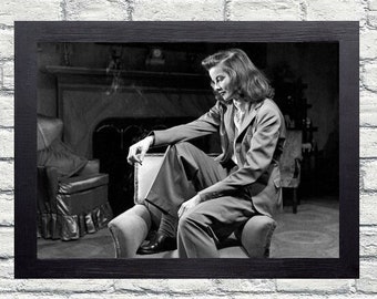 Katharine Hepburn Vintage Fotografie - Retro Wandkunst - Katharine Hepburn Fotodruck - Altes Hollywood Poster - Geschenkidee zum Jahrestag