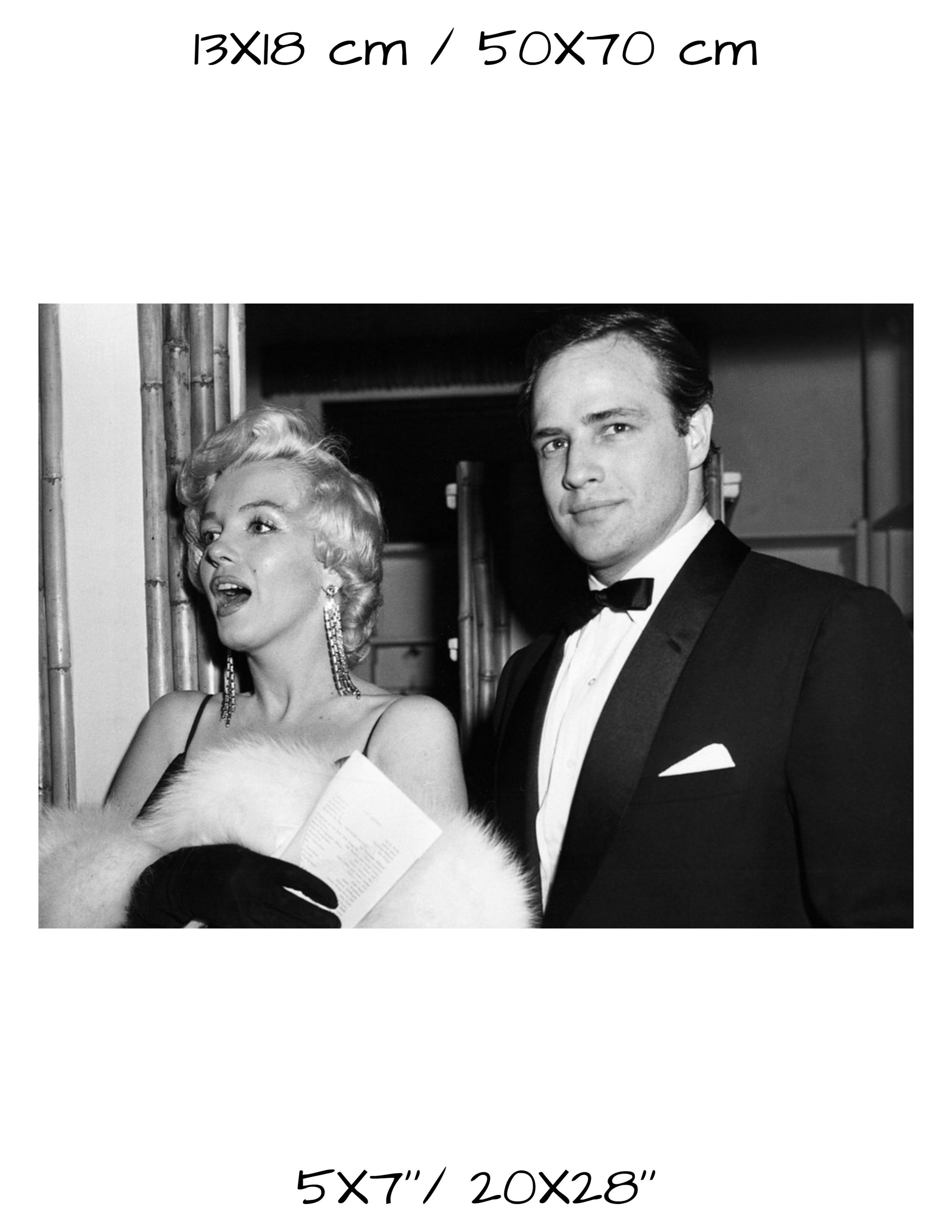 マリリン・モンローとマーロン・ブランドのヴィンテージ写真
