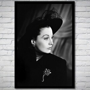 ヴィヴィアン・リー 1940 年代頃のスタジオポートレート - 白黒、複数