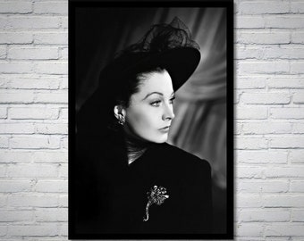 ヴィヴィアン・リー 1940 年代頃のスタジオポートレート - 白黒、複数