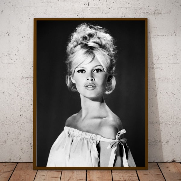 Brigitte Bardot Vintage Photograph - Classic Hollywood Movie Poster