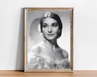 Fotografia d'epoca di Maria Callas - Manifesto dell'opera