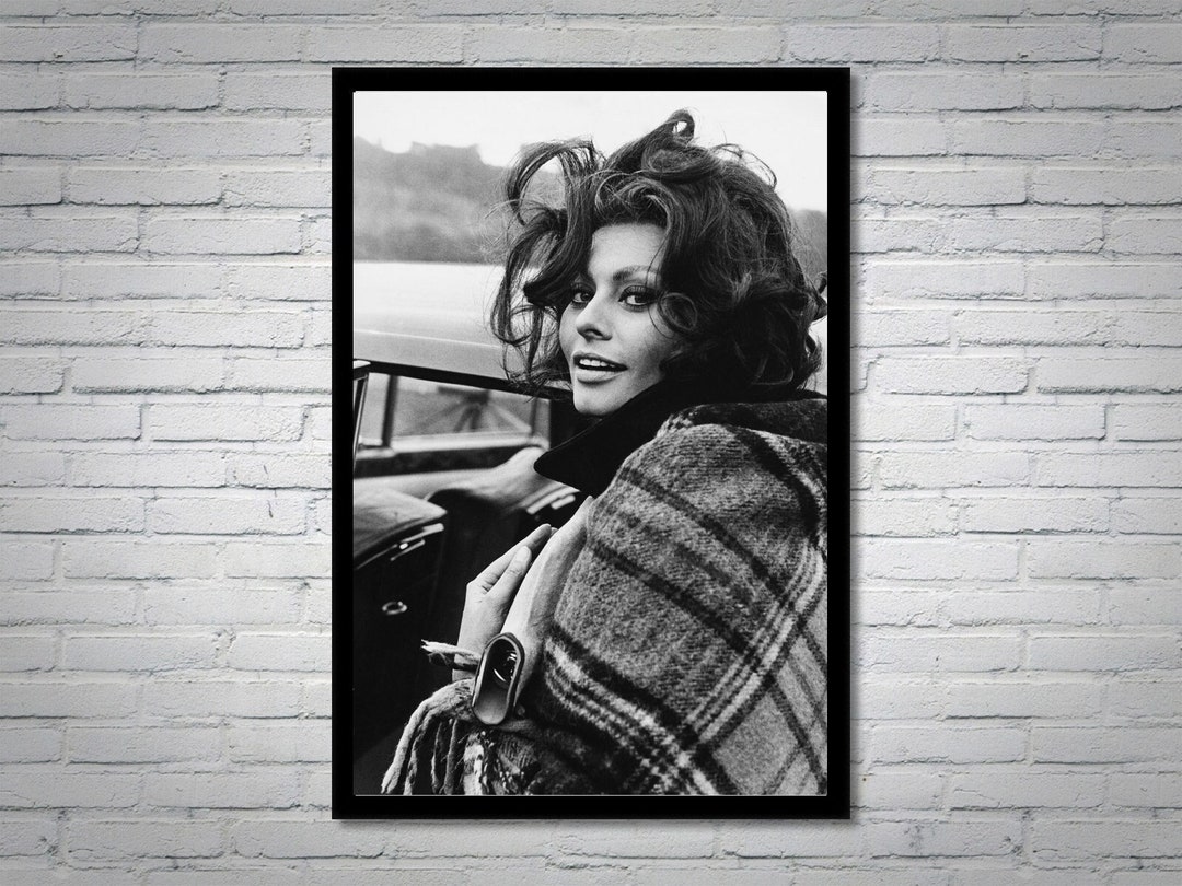 Affiche De Cinéma Vintage Sofia Loren 'Manifesto' - Format 50x70 Cm - Neuf - Italie