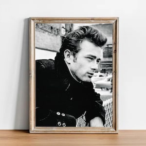James Dean Vintage Photograph - Classic Hollywood Movie Poster