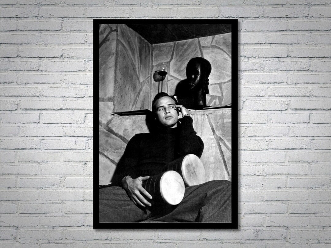 マーロン・ブランドのヴィンテージ写真 - クラシックなハリウッド映画