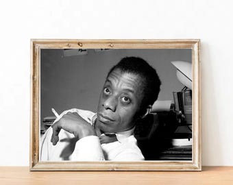 James Baldwin Vintage Photo Print - Ispirational Art Poster