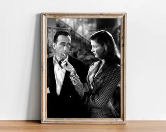 ローレン・バコールとハンフリー・ボガートのヴィンテージ写真