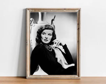 キャサリン・ヘプバーンのスタジオポートレート、1940年頃、ブル作