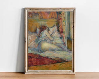 トゥールーズ・ロートレックの「Divan Japanois」の版画、アール
