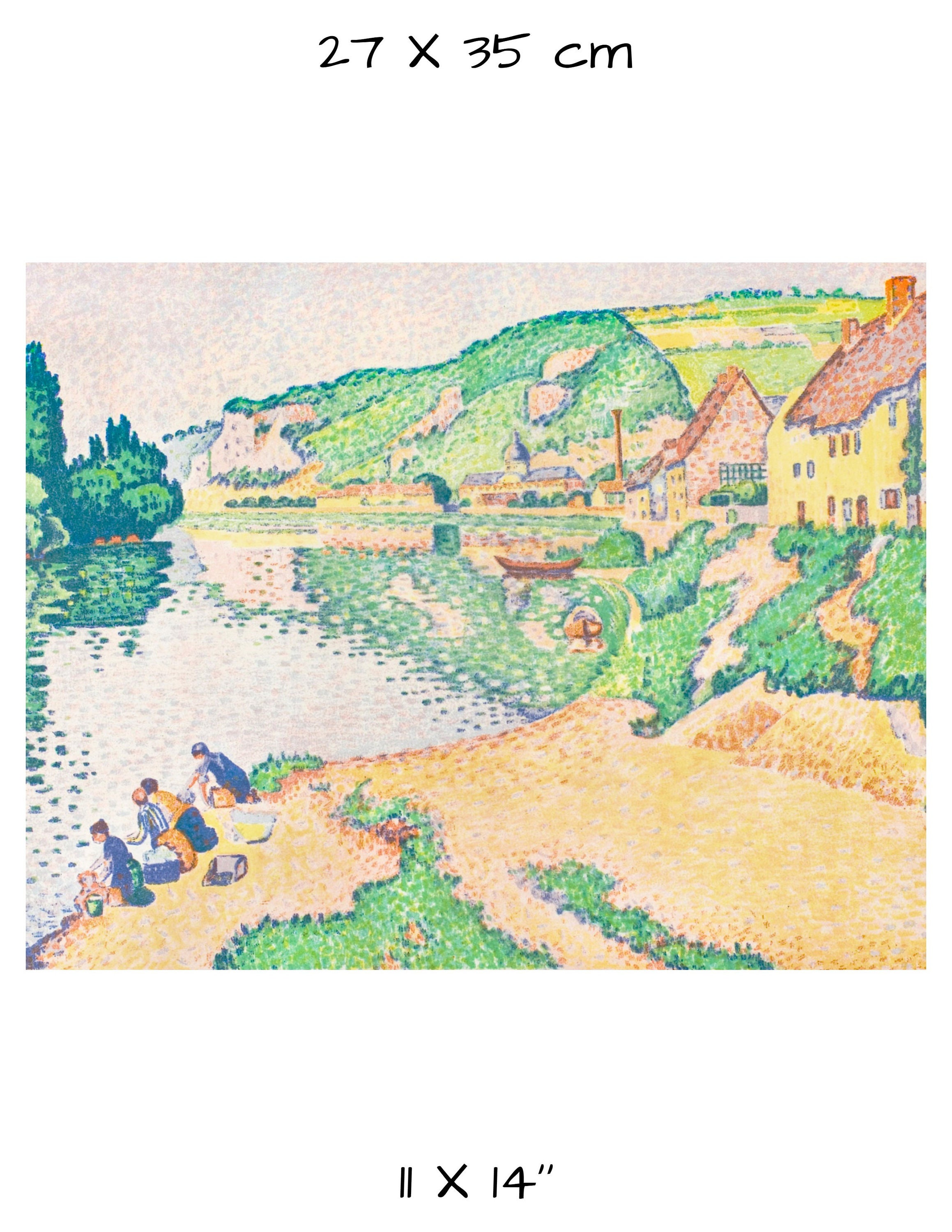 Paul Signac 'the Andelys' Print: French Parisian Wall Art - Etsy