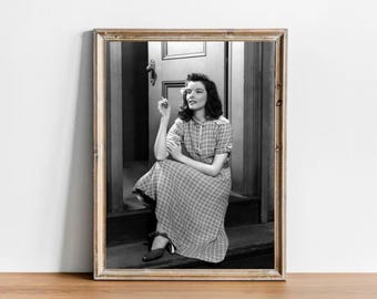 写真　キャサリン・ヘプバーン ポートレート キャサリン・ヘプバーンのスタジオポートレート、1940年頃、ブル作