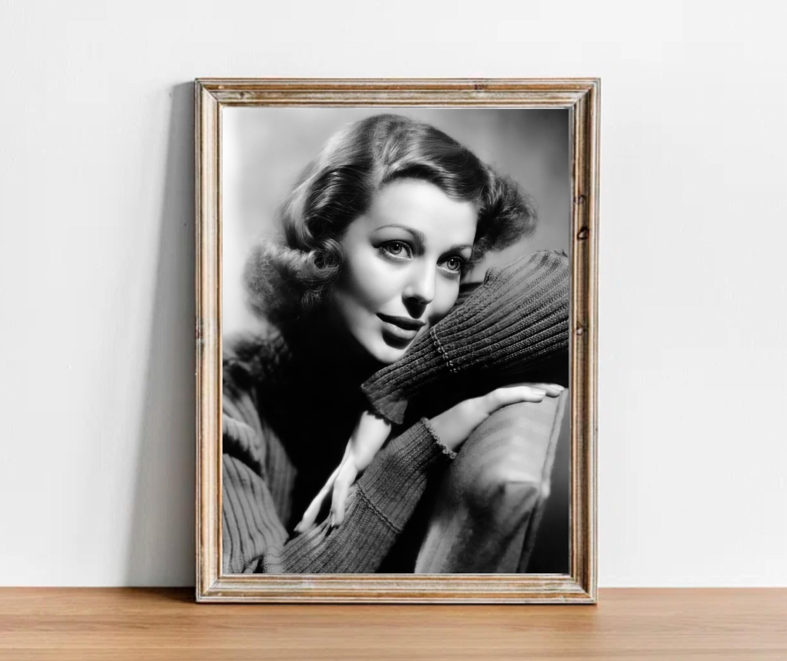 Loretta Young Vintage Fotografie - Klassisches Hollywood Filmplakat