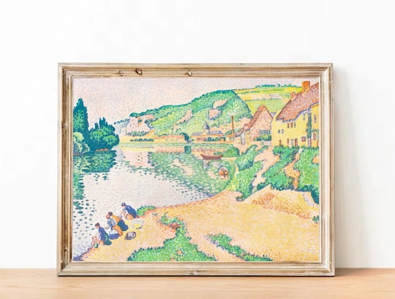 Paul Signac 'the Andelys' Print: French Parisian Wall Art - Etsy