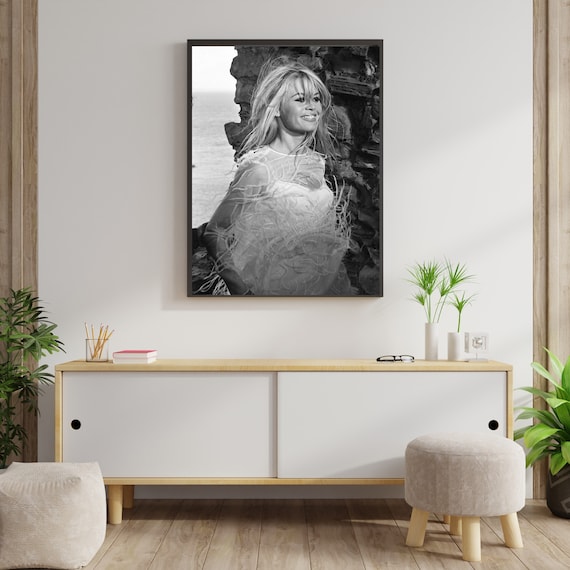 ブリジット・バルドーのヴィンテージ写真プリント - クラシックな