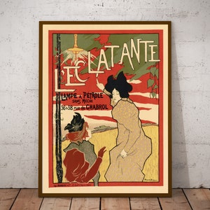 フランスのポスター プリント: L'Eclatante、Manuel Robbe - 1898 - Parisian Apartment Vibes - ヴィンテージ広告