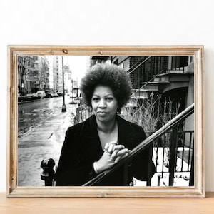 Fotografia vintage di Toni Morrison - Poster motivazionale da appendere al muro