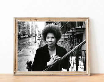 Vintage foto Toni Morrison: inspirerende muurposter