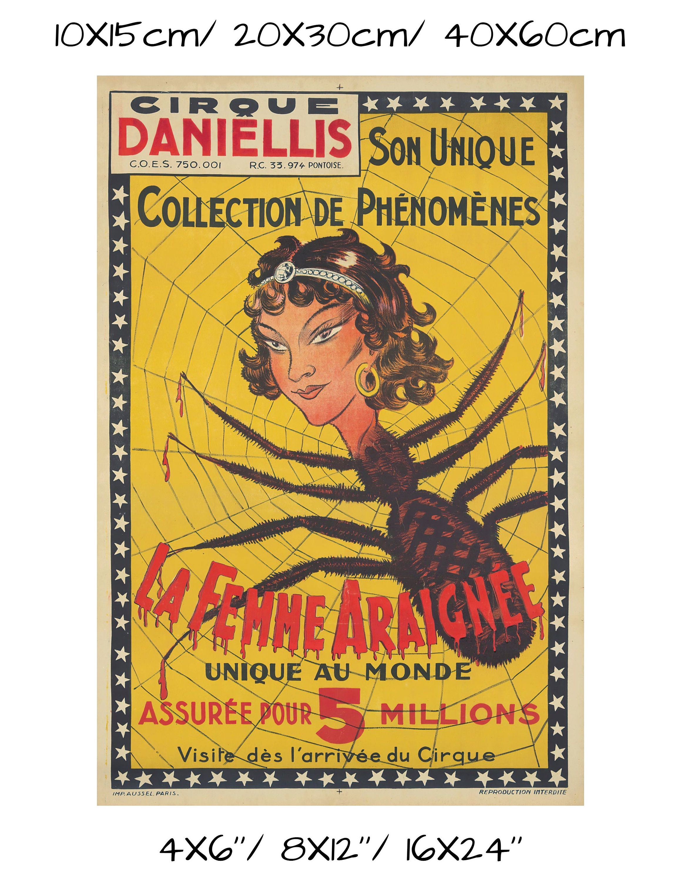 踊り子　Vintage poster Amazon.com: Posterazzi Glory Alley Leslie Caron Ralph Meeker