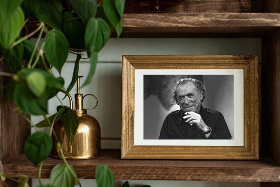 Charles Bukowski Vintage Photograph - Inspirational Art Poster - Etsy