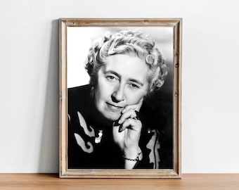 Vintage Agatha Christie Fotografie - Inspirierendes Kunstplakat