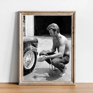 Clint Eastwood vintage photograph - retro wall art - Clint Eastwood photo print - Old Hollywood elegant posters - Housewarming gift ideas