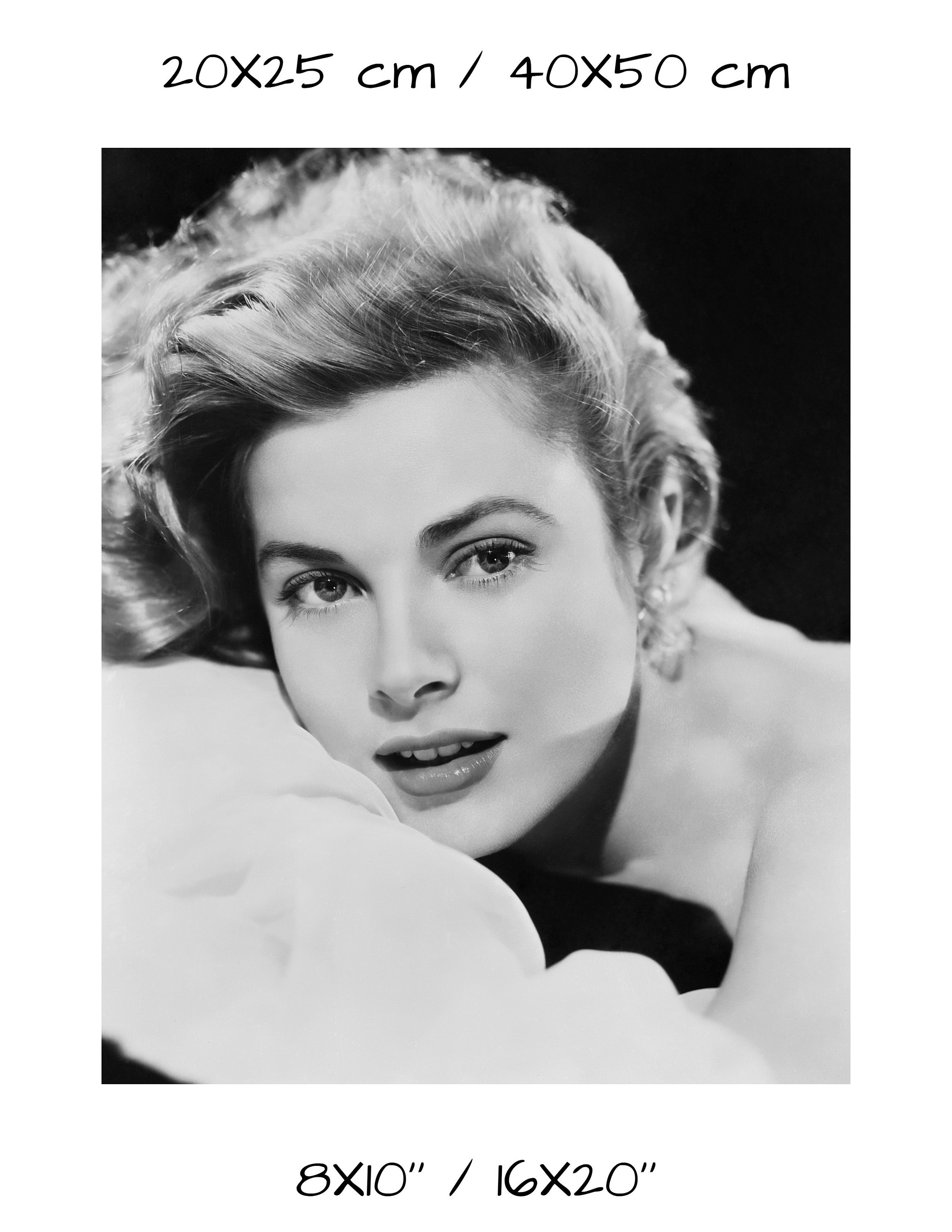 Grace Kelly Vintage Photo Print - Classic Hollywood Movie Poster