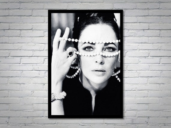 Elizabeth Taylor Vintage Photo Print - Classic Hollywood Movie