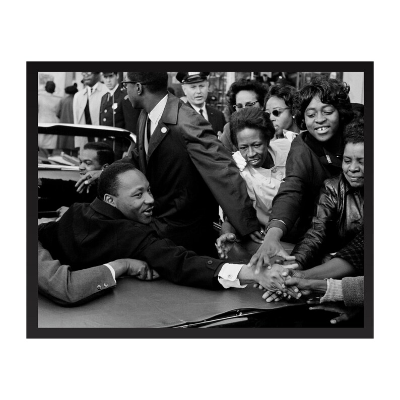 Vintage Martin Luther King Jr Photograph - Inspirational Art Poster - Etsy