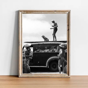 Vintage Surf Kultur Fotografie: Retro Strand Leben Fotoabzug