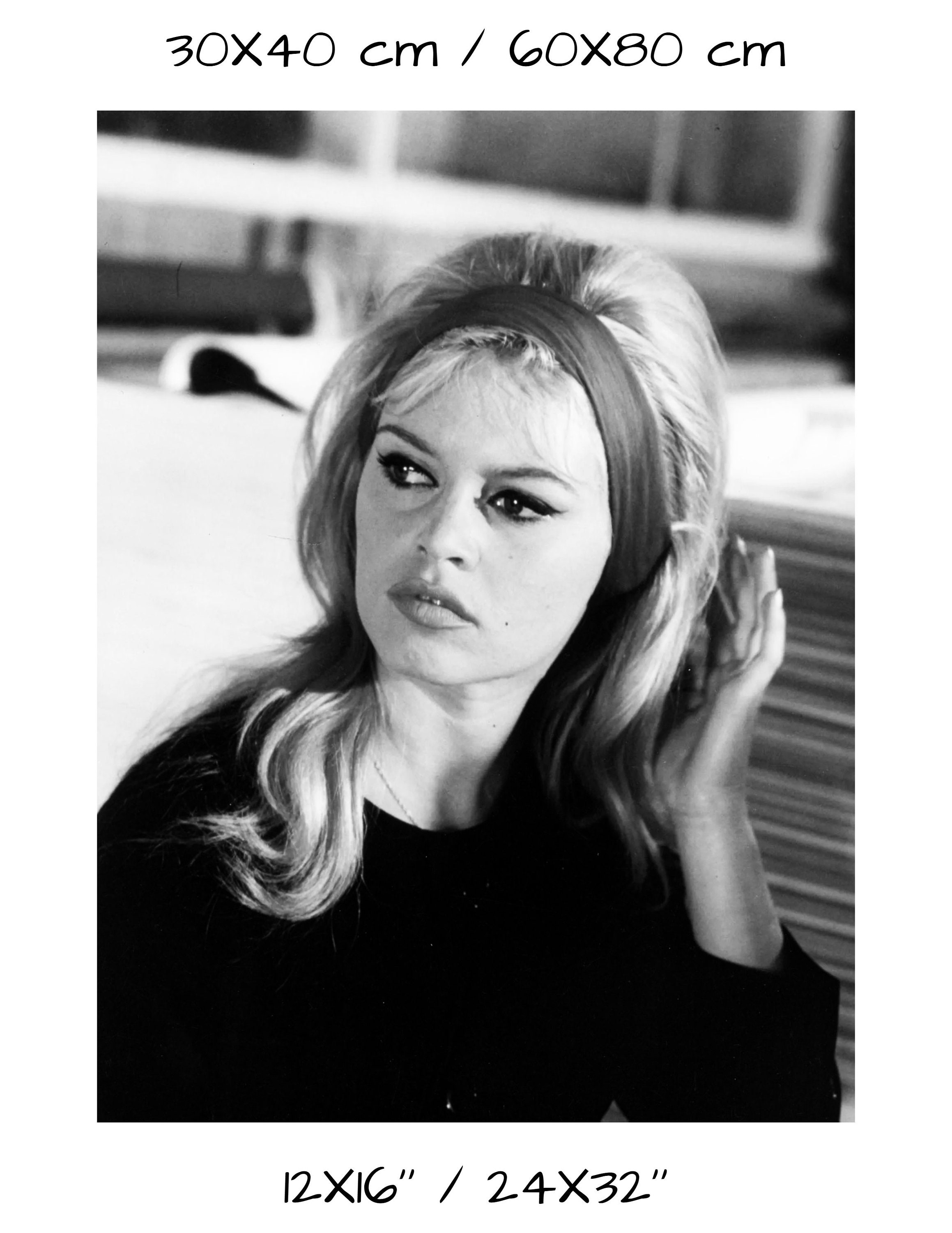 ブリジット・バルドーのヴィンテージ写真プリント - クラシックな