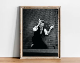 Fotografia vintage di Lucille Ball - Locandina di un classico film di Hollywood