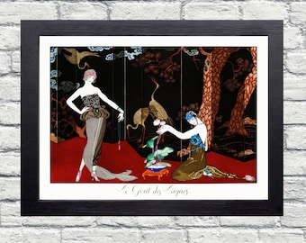 Art Deco Fashion Illustration Print: George Barbier, Parisian Style