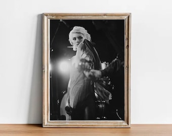 blondie 直筆サイン入りポスター デボラ・ハリー 1/4 ブロンディ