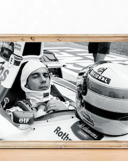 アイルトン・セナ財団公認ポスター セニーニャ スミヤヤスヒト F1