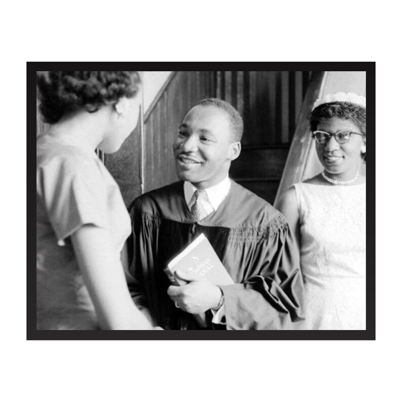 Vintage Martin Luther King Jr Photograph - Inspirational Art Poster - Etsy