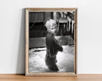 Jayne Mansfield Vintage Photograph - Classic Hollywood Movie Poster
