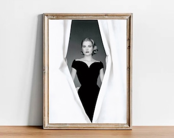 Grace Kelly Vintage Fotografie - Klassisches Hollywood Filmplakat