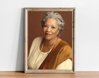 Fotografía vintage de Toni Morrison - Póster decorativo inspirador para la pared
