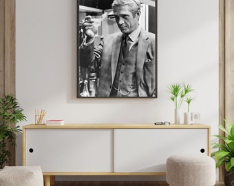 スティーブ・マックイーンのヴィンテージ写真 - クラシックな