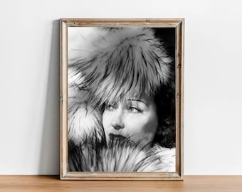 Gloria Swanson Vintage Photograph - Classic Hollywood Movie Poster