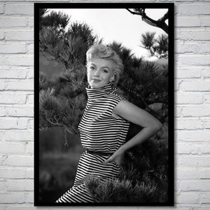 Fotografia vintage di Marilyn Monroe - arte murale retrò - stampa fotografica di Marilyn Monroe - vecchi poster di Hollywood - idee regalo per inaugurazione della casa