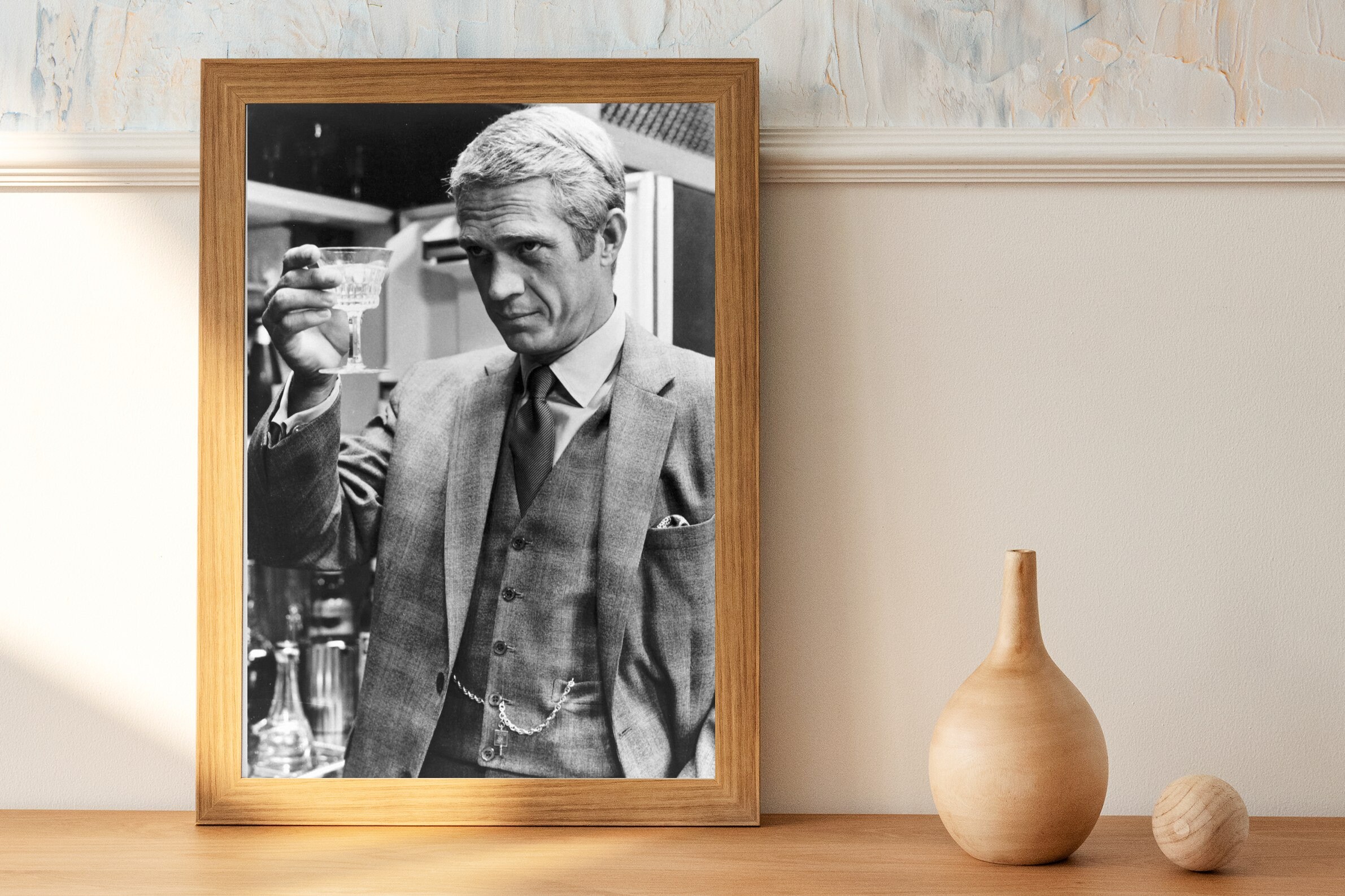 ヴィンテージ スティーブ・マックイーン 木製パネル 大型 FLOUR POWER il_fullxfull.3288932351_3k9p.jpg