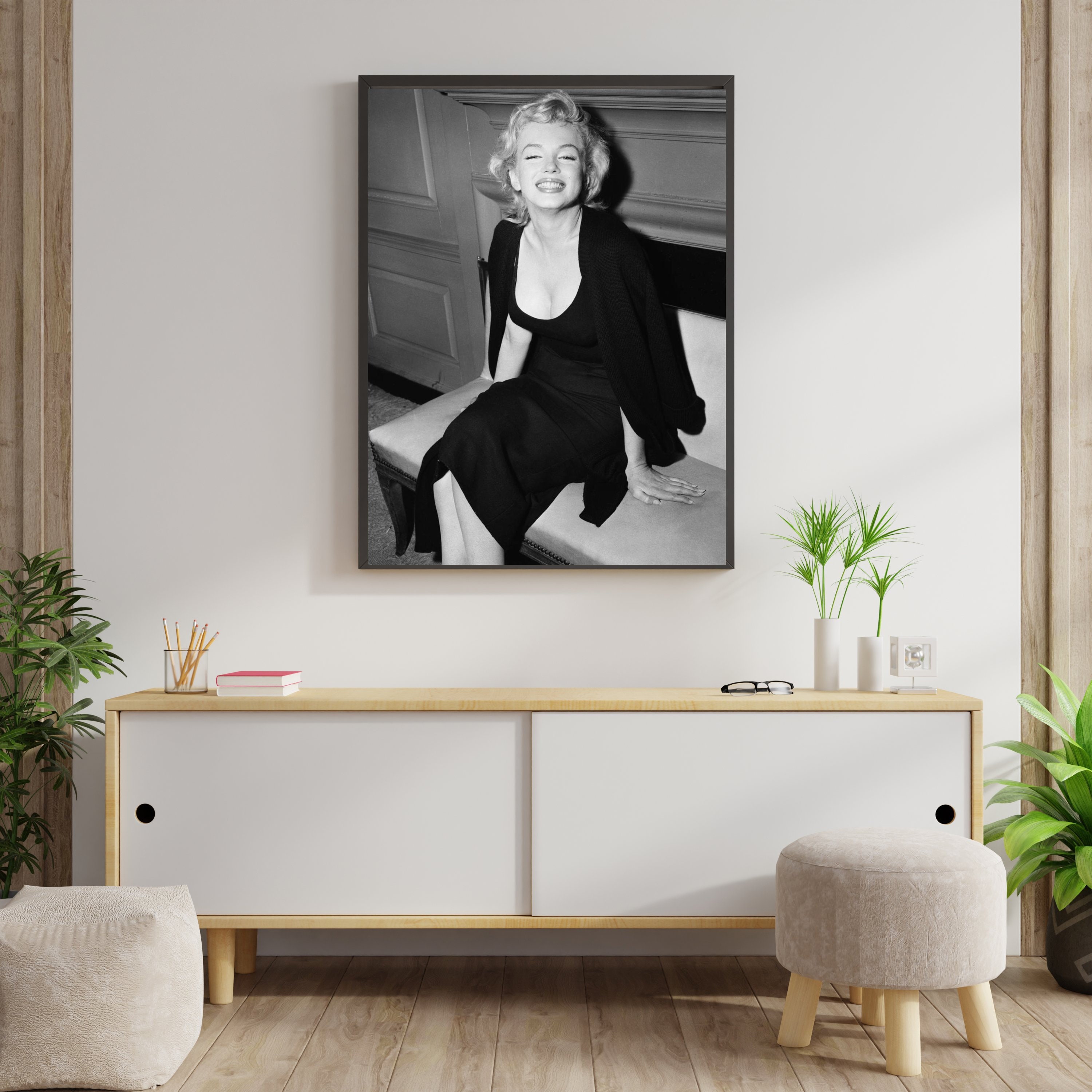 Marilyn Monroe Vintage Photograph - Classic Hollywood Movie Poster - Etsy