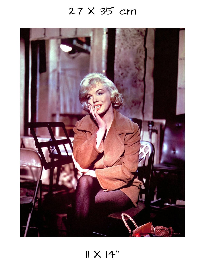 Marilyn Monroe Vintage Photograph - Classic Hollywood Movie Poster - Etsy